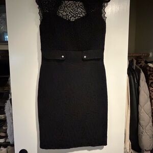 Elegant Black Lace Dress